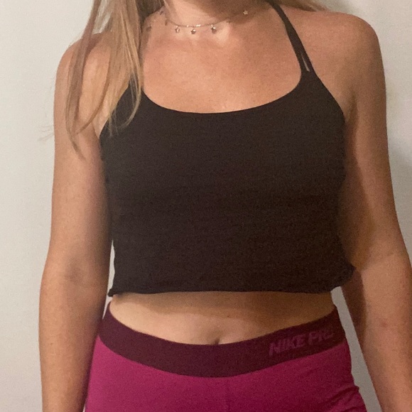 cropped active tank tops